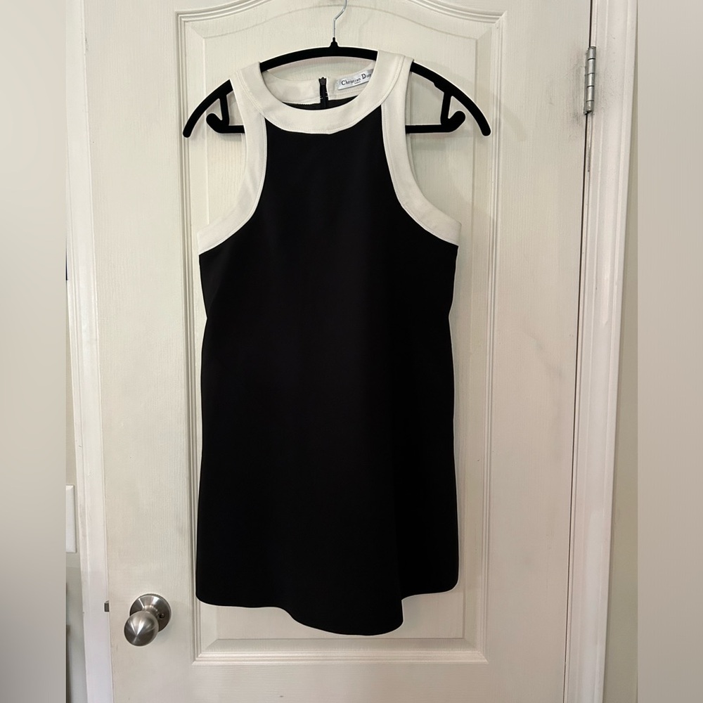 Designer Black & White Dress